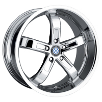 BMW multi chrome whhel